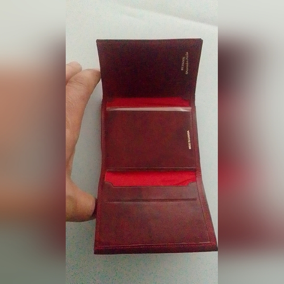 Vintage Renwick Red Leather  Wallet - Picture 6 of 14